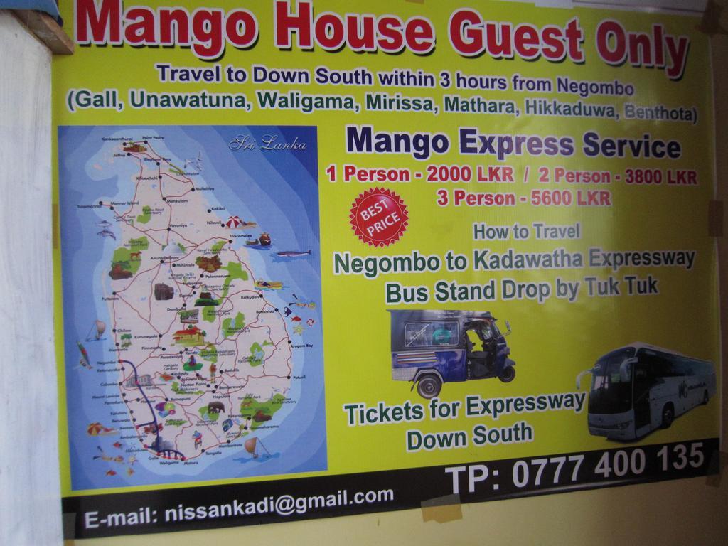 Yoho Mango House Otel Negombo Dış mekan fotoğraf